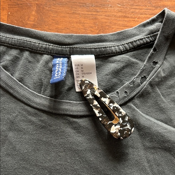 H & M Divided Men’s Black Slayer Graphic T-Shirt size m - Picture 4 of 5